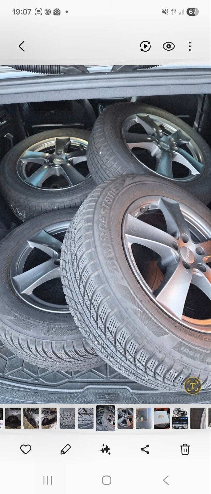 jantes plus pneus hiver vw dezent, Autos : Pièces & Accessoires, Enlèvement