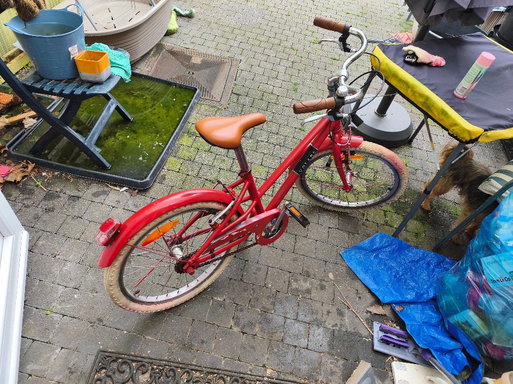 Kinderfiets, 16 tot 20 inch, Zo goed als nieuw, Schijfrem, Ophalen