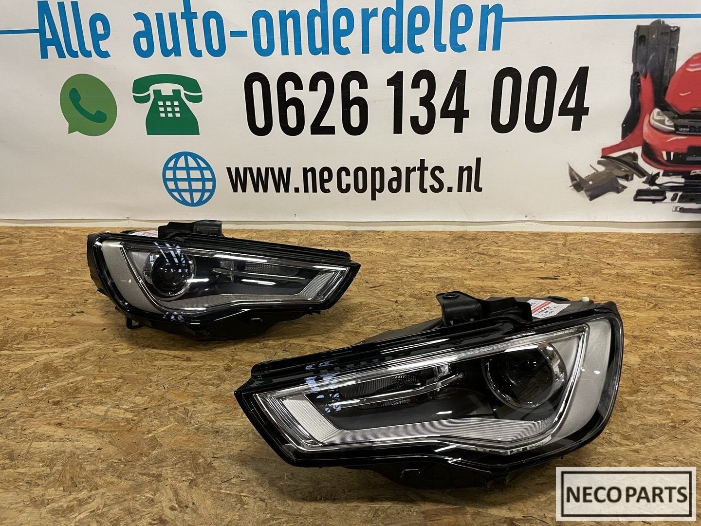AUDI A3 8V XENON LED KOPLAMP KOPLAMPEN ORIGINEEL, -, Audi, Utilisé, -