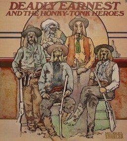 deadly earnest and the honky tonk heroes, Cd's en Dvd's, LP, Ophalen of Verzenden, Zo goed als nieuw, 12 inch