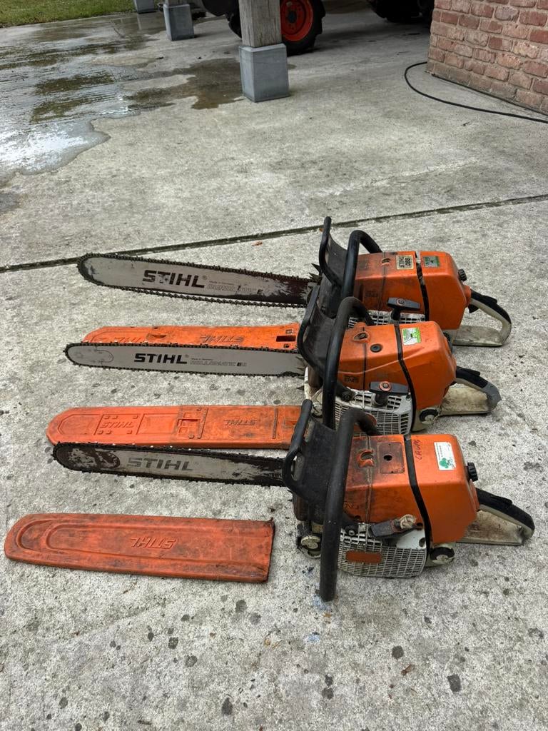 Tronçonneuses Stihl, Bricolage & Construction, Enlèvement, Utilisé, Tronçonneuse, 30 à 70 mm