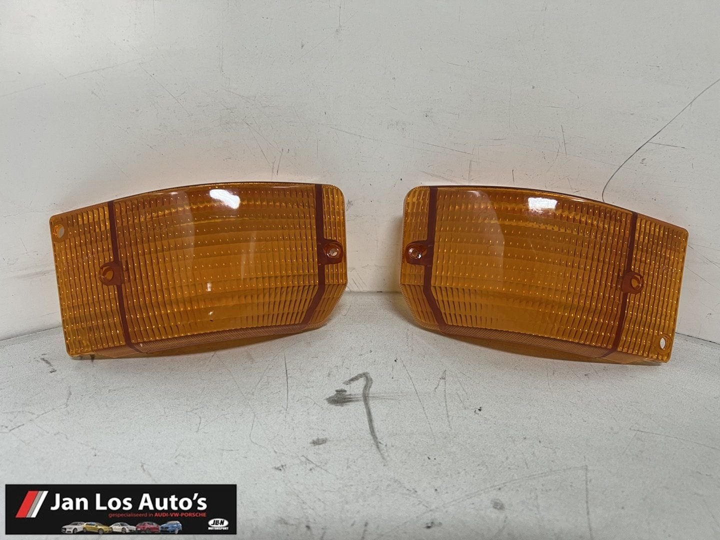 Audi quattro  typ 85 200 typ 43 knipperlichtglas set, Auto-onderdelen, Verlichting, Audi, Gebruikt, Herkomst onderdeel bekend