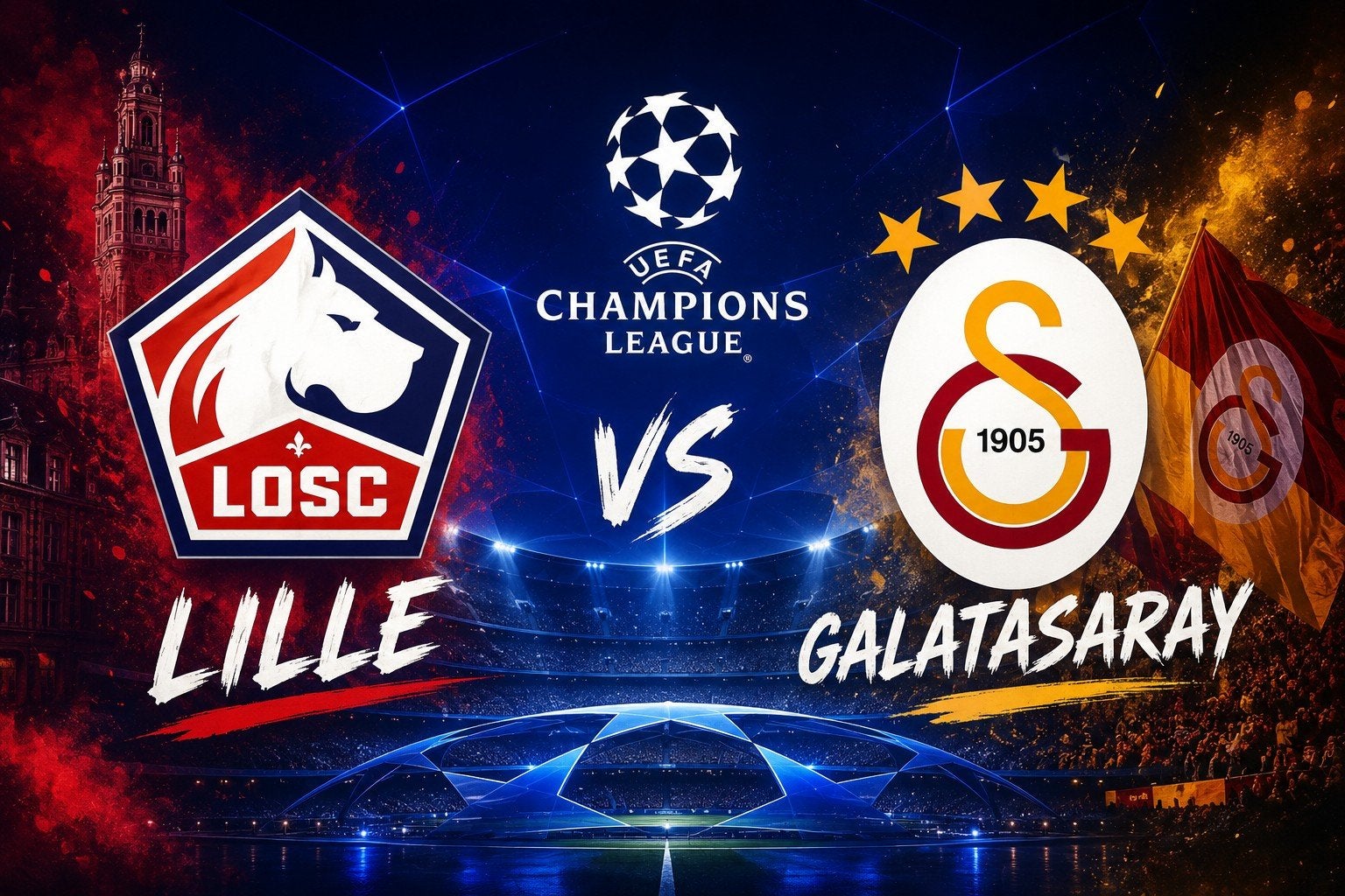 Te koop 22 tickets Lille vs Galatasaray in de Champions Lea