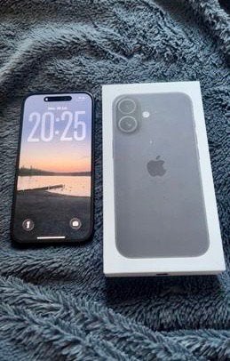 iPhone 16 noir 128gb, Enlèvement, Comme neuf, Noir, IPhone 16