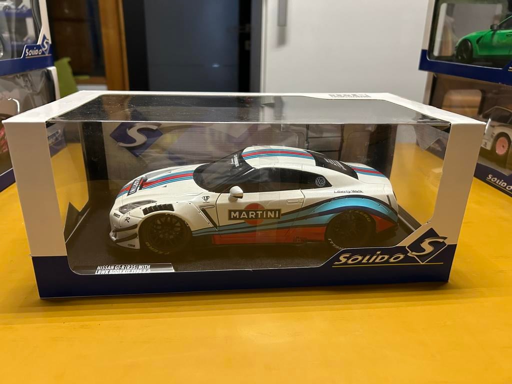 Nissan gtr solido, Hobby en Vrije tijd, Modelauto's | 1:18, Ophalen, Zo goed als nieuw, Solido