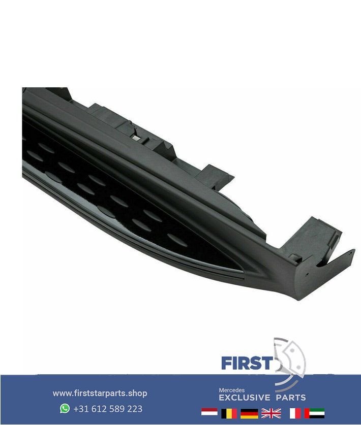W253 C253 AMG ZIJSKIRT TREEPLANKEN ZWART LINKS RECHTS DORPEL, Gebruikt, -, Ophalen of Verzenden, Bumper