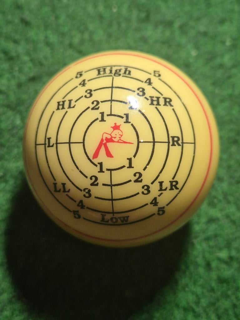 Vintage “JR Training Ball” van poollegende Jim Rempe., Enlèvement ou Envoi