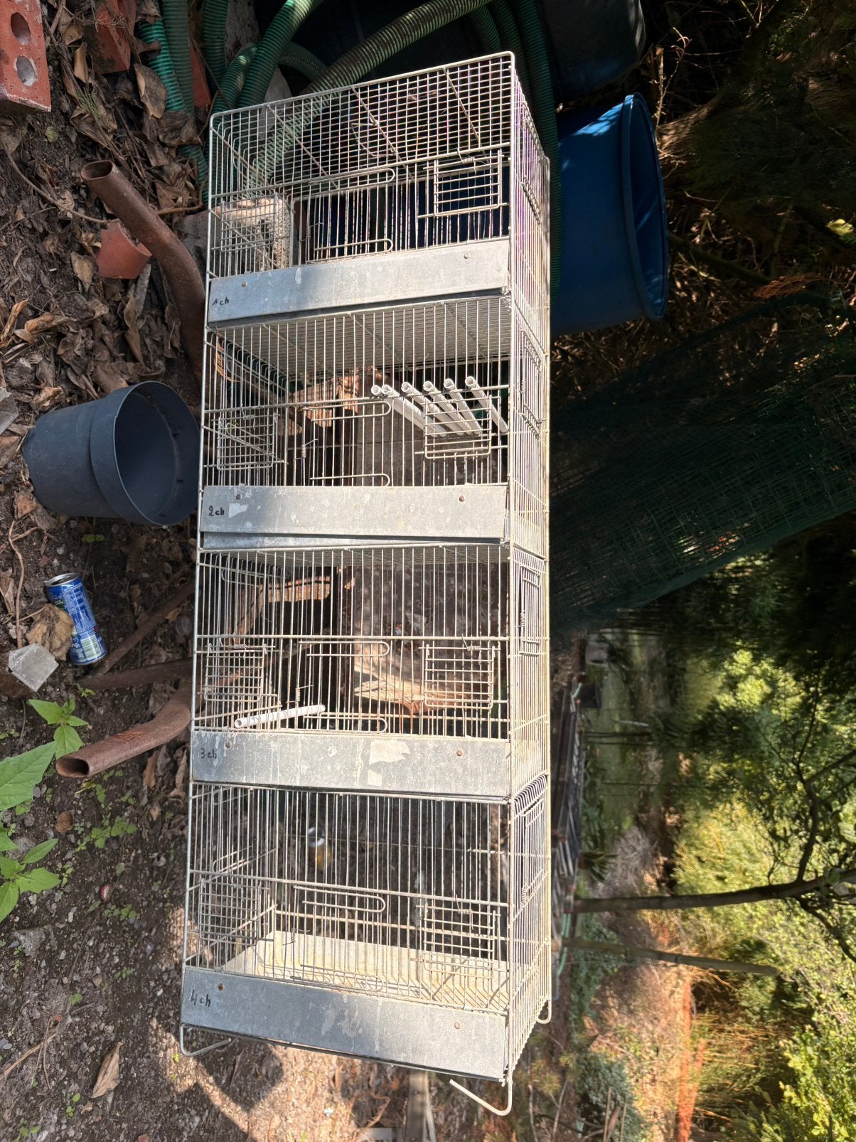 Cage a oiseaux en colonne, Animaux & Accessoires, Enlèvement, Comme neuf