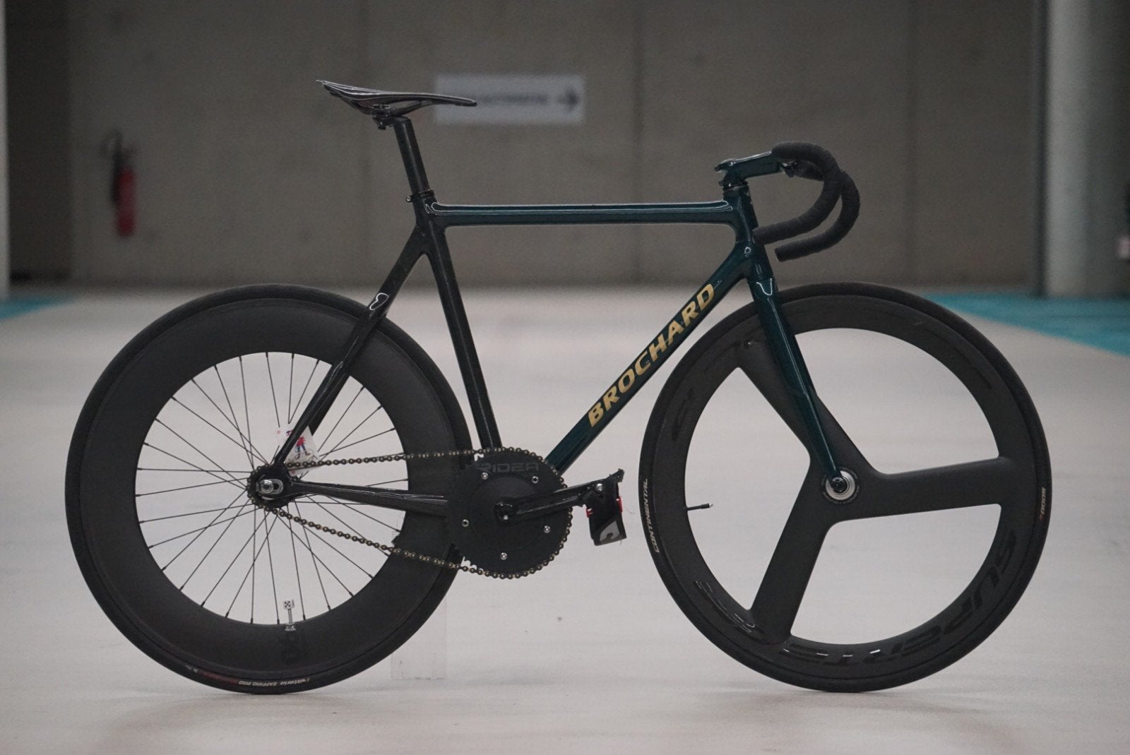 Brochard carbon piste fiets (fixed gear), 53 tot 57 cm, Ophalen of Verzenden, Zo goed als nieuw