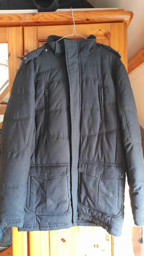 Grote winterjas voor heren C&A maat M, Kleding | Heren, Maat 48/50 (M), Ophalen of Verzenden, Grijs, Angelo Litrico de C&A
