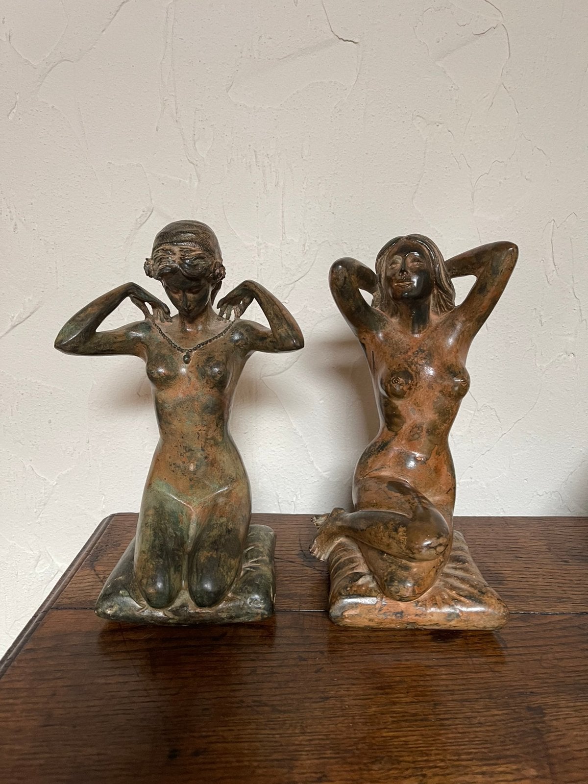 Bronzen naakte vrouw Pierre Chenet, Enlèvement, Comme neuf