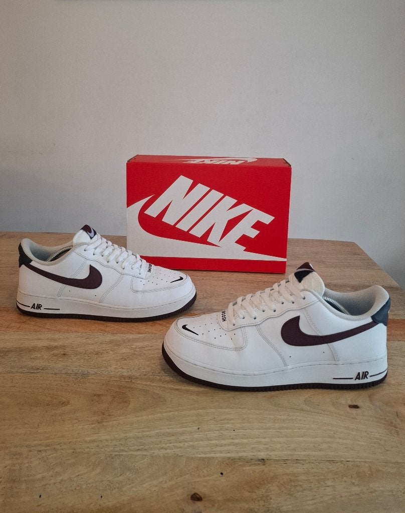 Nike Air Force 1 White Night Maroon 45, Kleding | Heren, Schoenen, Wit, Nike, Ophalen of Verzenden, Zo goed als nieuw