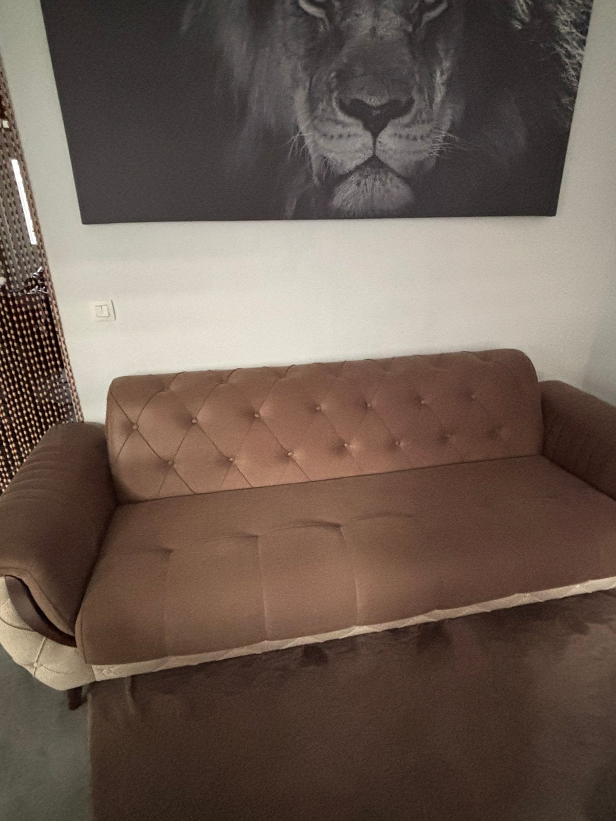Heel mooie en perfect proper een jaar oud salon 3+3 zitplaat, Huis en Inrichting, Ophalen, Zo goed als nieuw, Stof