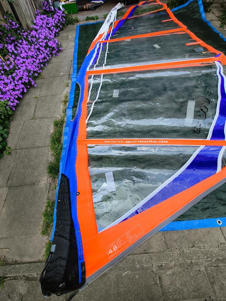 Veil Gun Sails Flash 4.8 M2 in goede staat, Watersport en Boten, Zeilen en Zeiltoebehoren, Ophalen of Verzenden, Zo goed als nieuw