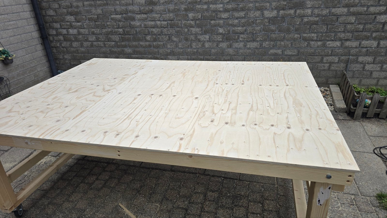 inklapbare grote buitentafel 212 x 150 meter, Tuin en Terras, Ophalen