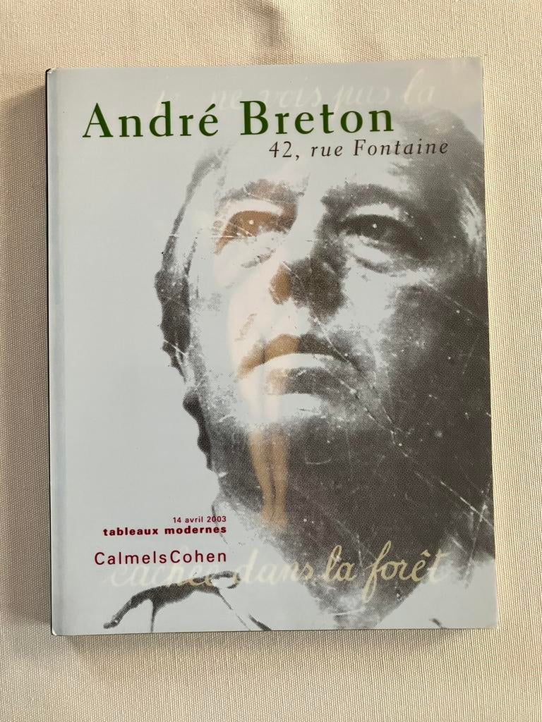 Catalogue André Breton : tableaux modernes et René Magritte, Enlèvement ou Envoi, Comme neuf
