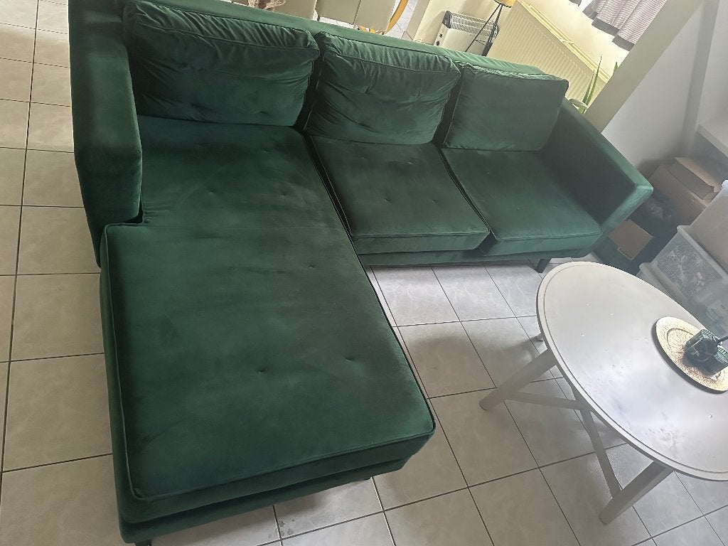Hoekbank, Maison & Meubles, Canapés | Salons, 150 cm ou plus, Banc d'angle, Enlèvement, Utilisé