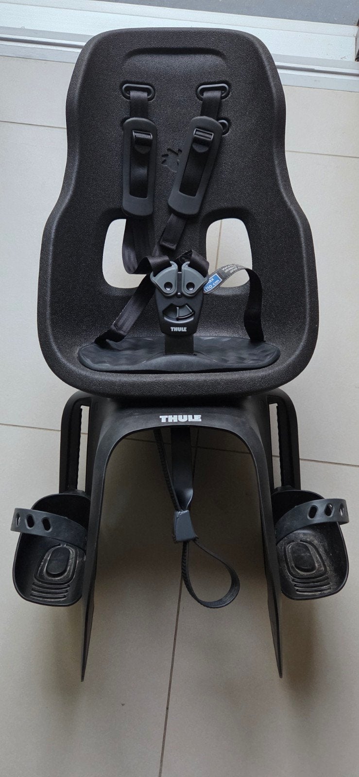 siège vélo enfant arrière, YEPP/THULE, Repose-pieds, Enlèvement, Utilisé