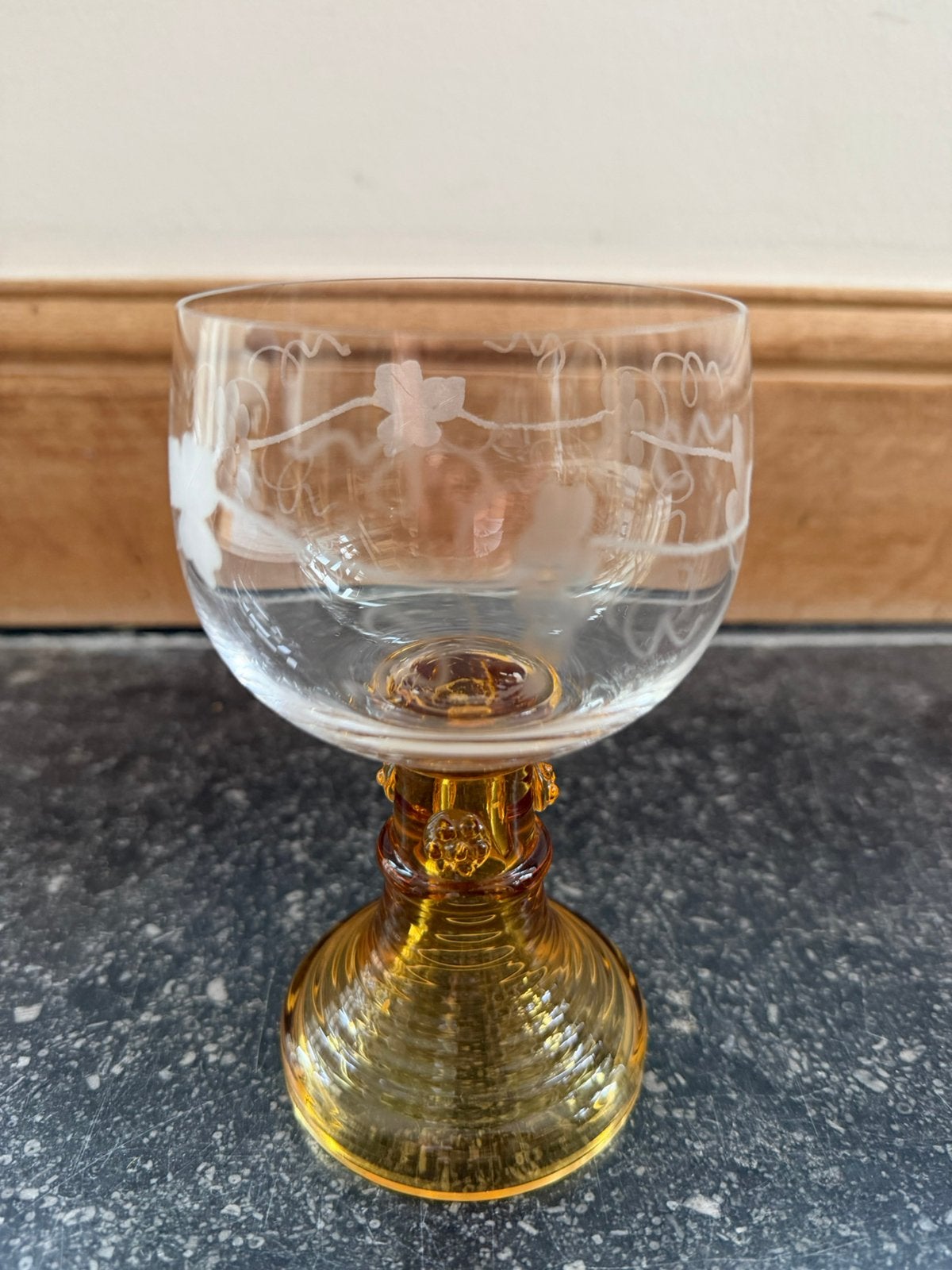 Kristallen glas / wijnglas, Verzamelen, Glas en Drinkglazen, Ophalen of Verzenden, Zo goed als nieuw