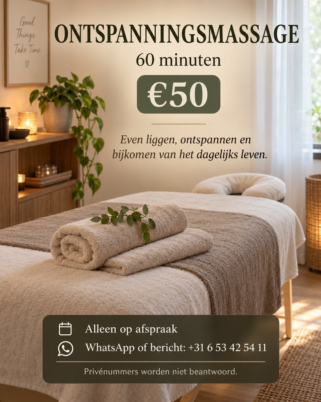 Ontspanningsmassage in Deurne  (Antw) Ned masseur, Massage relaxant