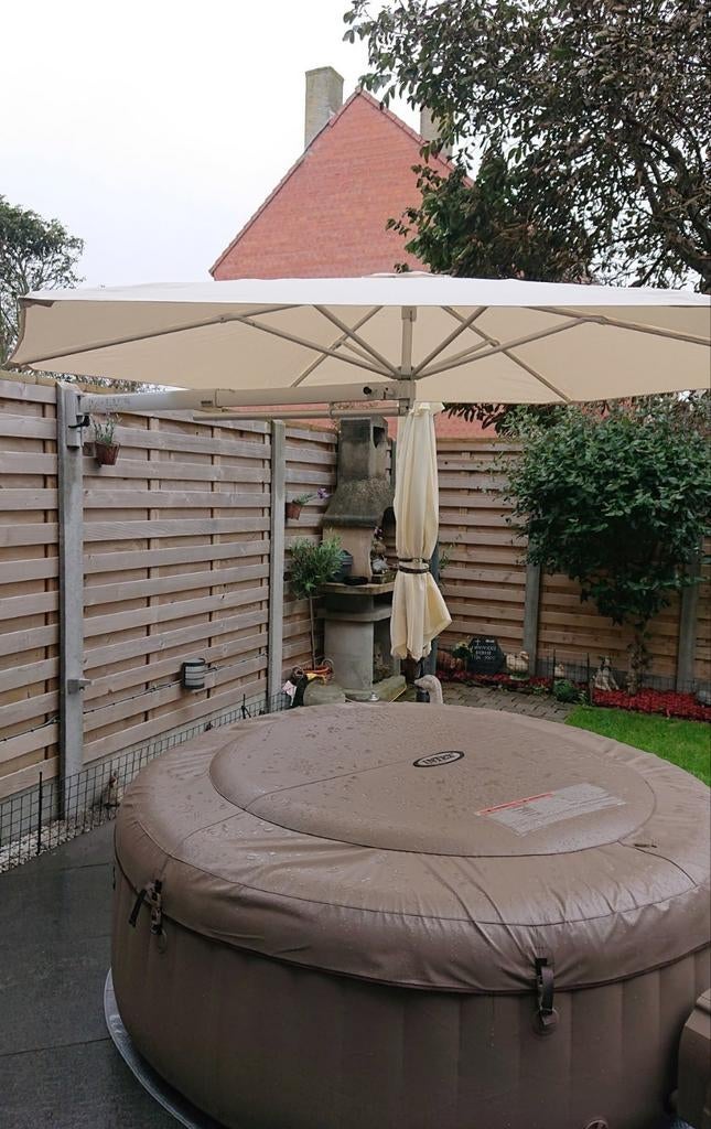 Muurparasol perfecte staat, Tuin en Terras, Ophalen