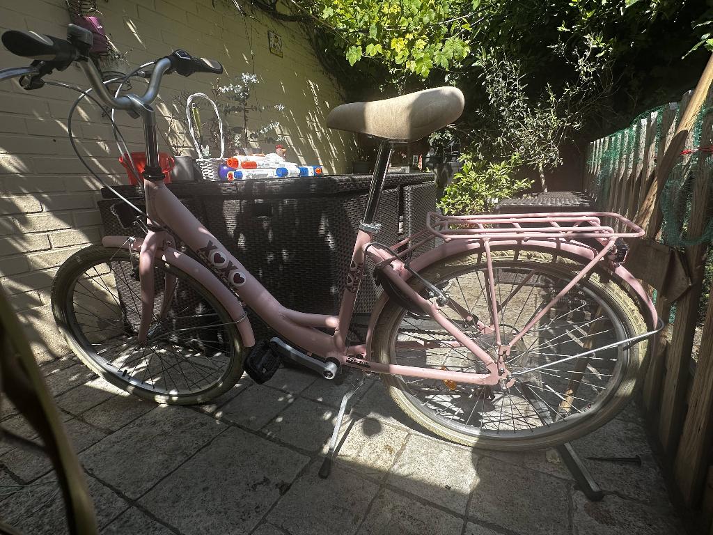 roze kinderfiets XOXO, Ophalen, Zo goed als nieuw, 16 tot 20 inch, BikeFun Kids (BFK)