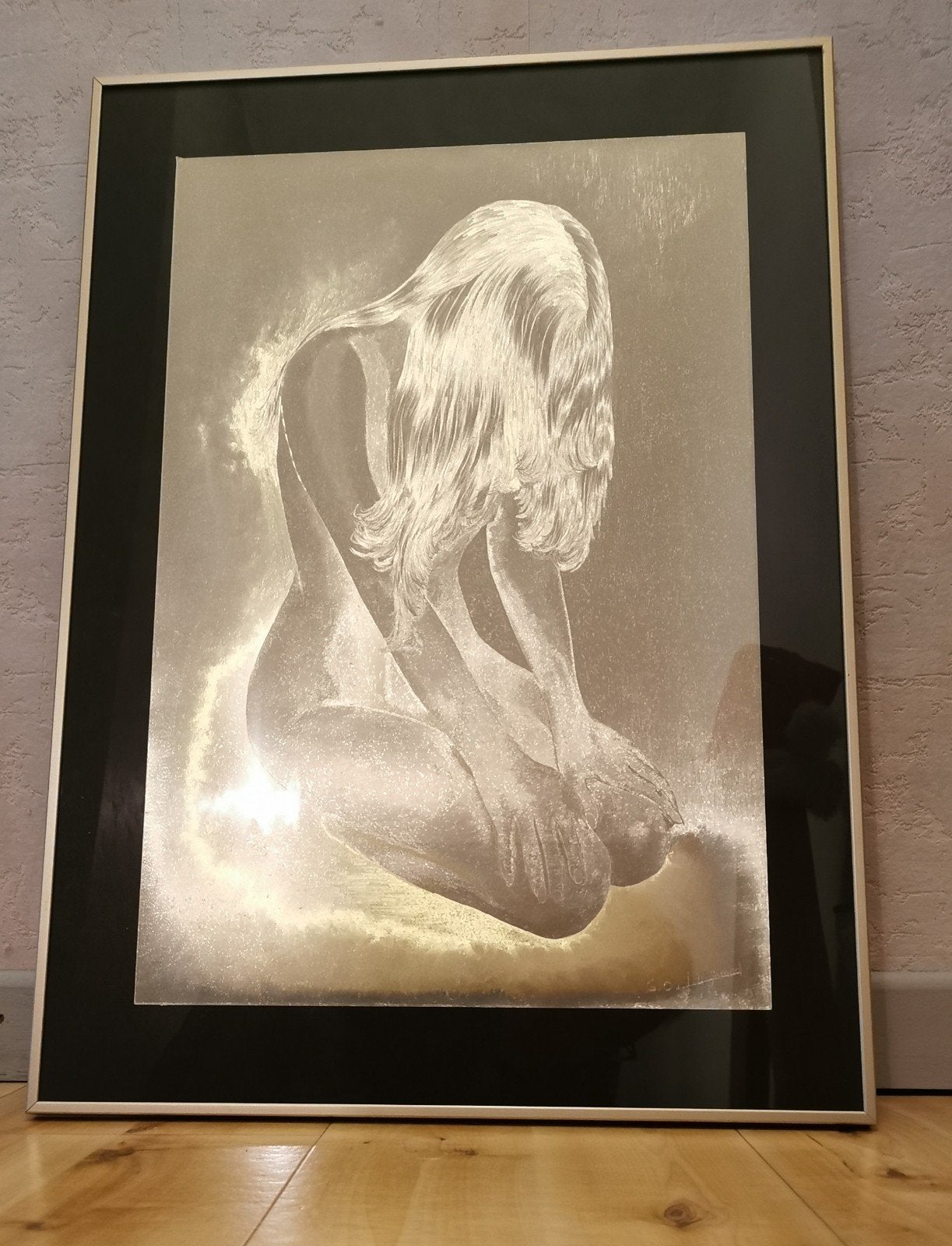 ets G. O. Angerand, Antiek en Kunst, Ophalen, Ets, Overige technieken, Achter glas