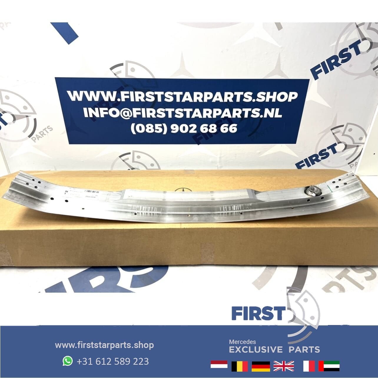 V177 W177 BUMPERBALK A1776202800 aluminum voorbumper BALK Me, Gebruikt, -, Voor, Ophalen of Verzenden