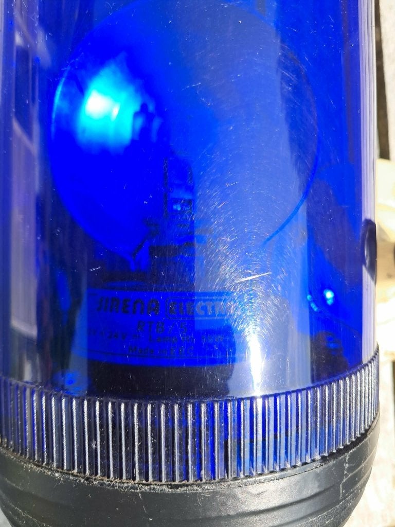 rijkswacht gendarmerie lamp nr1, Verzamelen, Ophalen of Verzenden, Rijkswacht