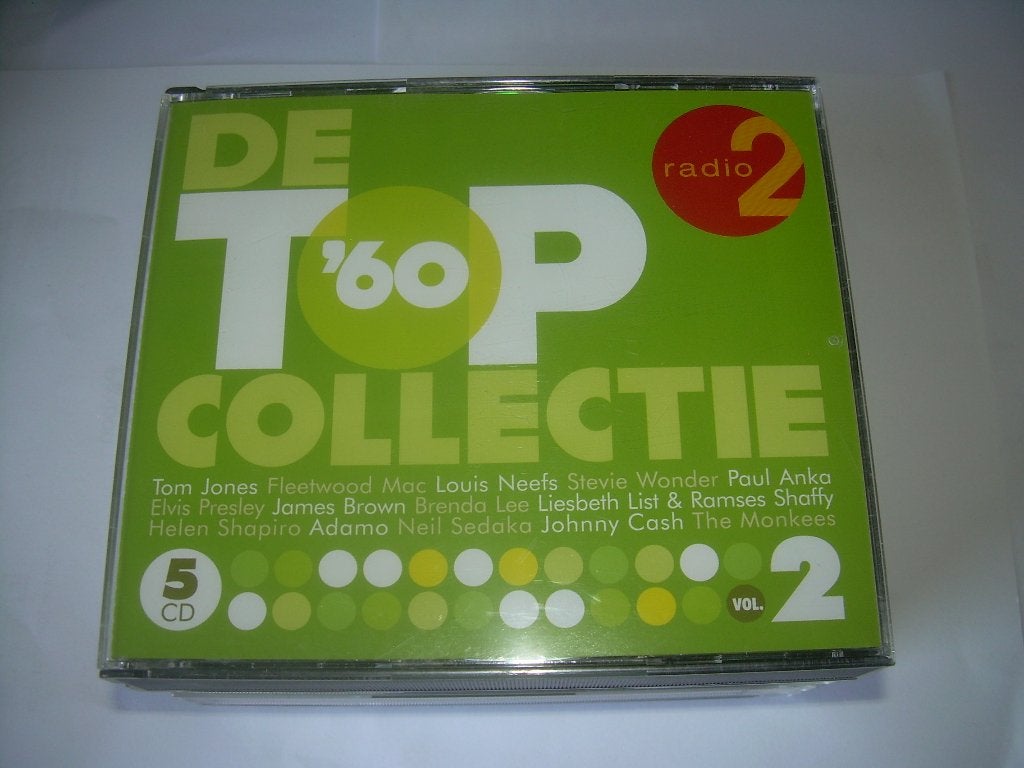 5 CD BOX - RADIO 2 - DE TOP COLLECTIE - 60 - VOL 2, Ophalen of Verzenden, Zo goed als nieuw, Eerste persing, Verzamelalbum