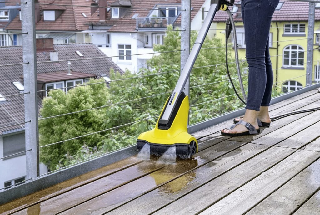 Kärcher pcl4 terrasreiniger, Tuin en Terras, Ophalen, Gebruikt, Elektrisch, Karcher