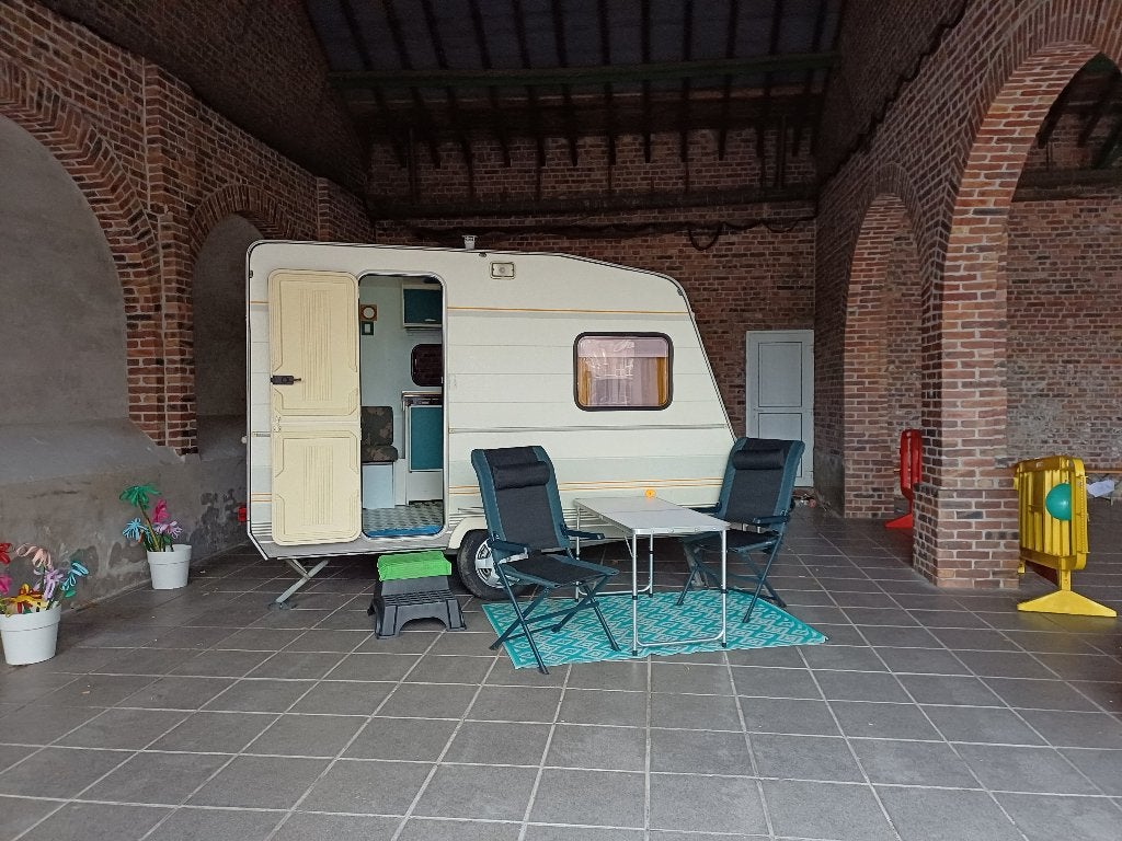 Caravan Steckeman -750kg, Caravans en Kamperen, Caravans, Particulier, tot en met 3, 500 - 750 kg, Treinzit, Sterckeman, Dwarsbed