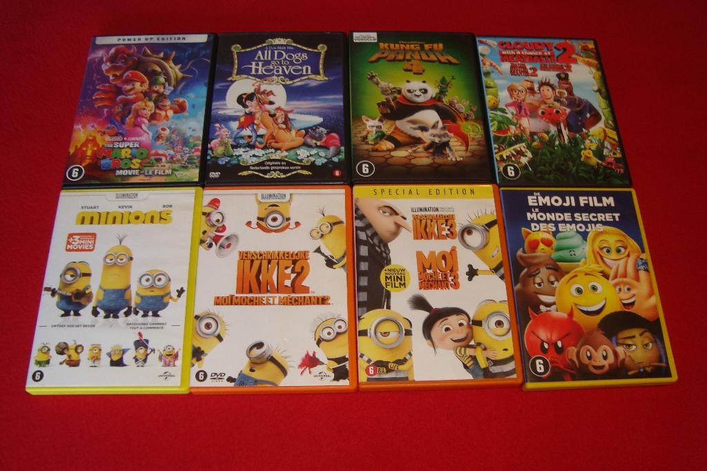 35 kinder dvd's, Enlèvement ou Envoi, Dessin animé