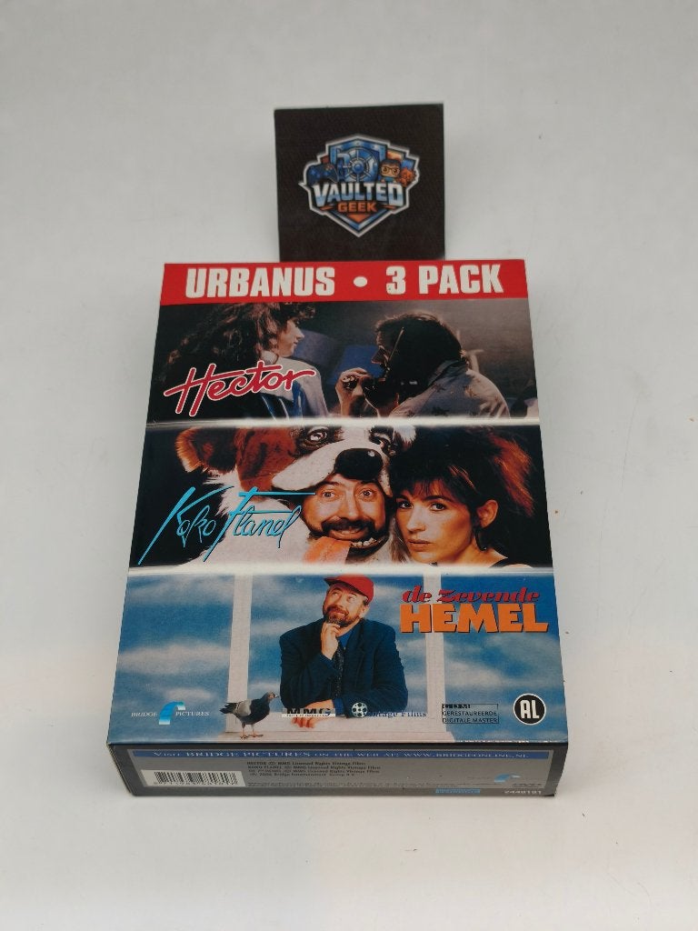 Urbanus 3 Pack DVD Box Hector Koko Flanel, Cd's en Dvd's, Dvd's | Komedie, Zo goed als nieuw, Klassieker, Alle leeftijden, Nederlands