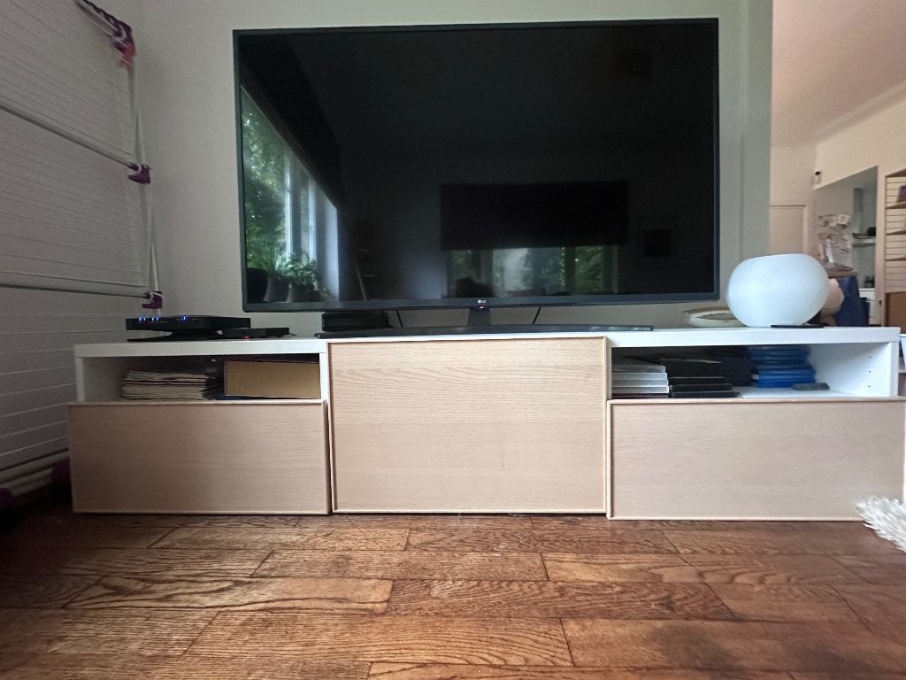 MEUBLE TV BESTÅ 180, 25 à 50 cm, Chêne, Moins de 100 cm, 150 à 200 cm