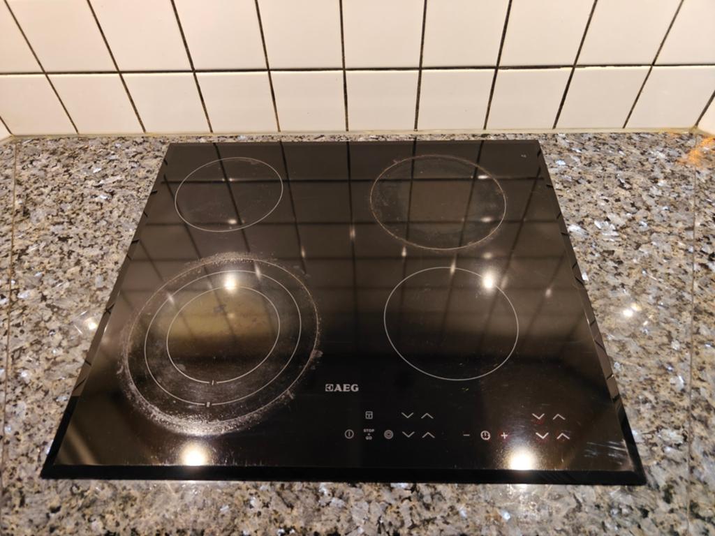 Aeg keramische kookplaat, Elektronische apparatuur, Kookplaten, Gebruikt, Inbouw, Keramisch, 4 kookzones, Ophalen