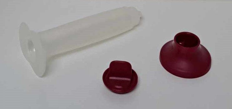Tupperware™ « Déco Pen » Decoratief Gebak - paars, Huis en Inrichting, Keuken | Tupperware, Nieuw, Bak of Kom, Wit, Paars, Verzenden