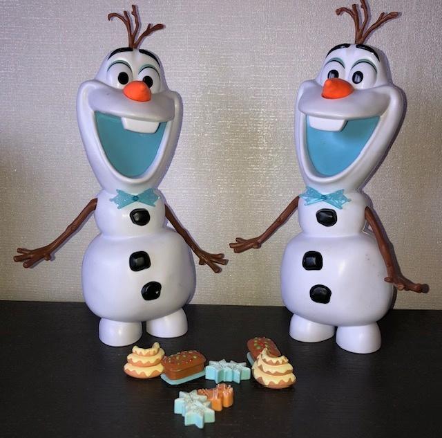 Disney OLAF figuren (met licht en geluid) : 5 € / stuk, Ophalen of Verzenden, Overige figuren, Zo goed als nieuw, Beeldje of Figuurtje