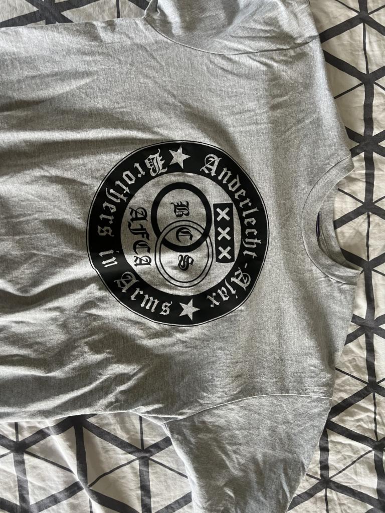 tshirt rsca anderlecht ajax grijs, Ophalen of Verzenden, Zo goed als nieuw, Shirt