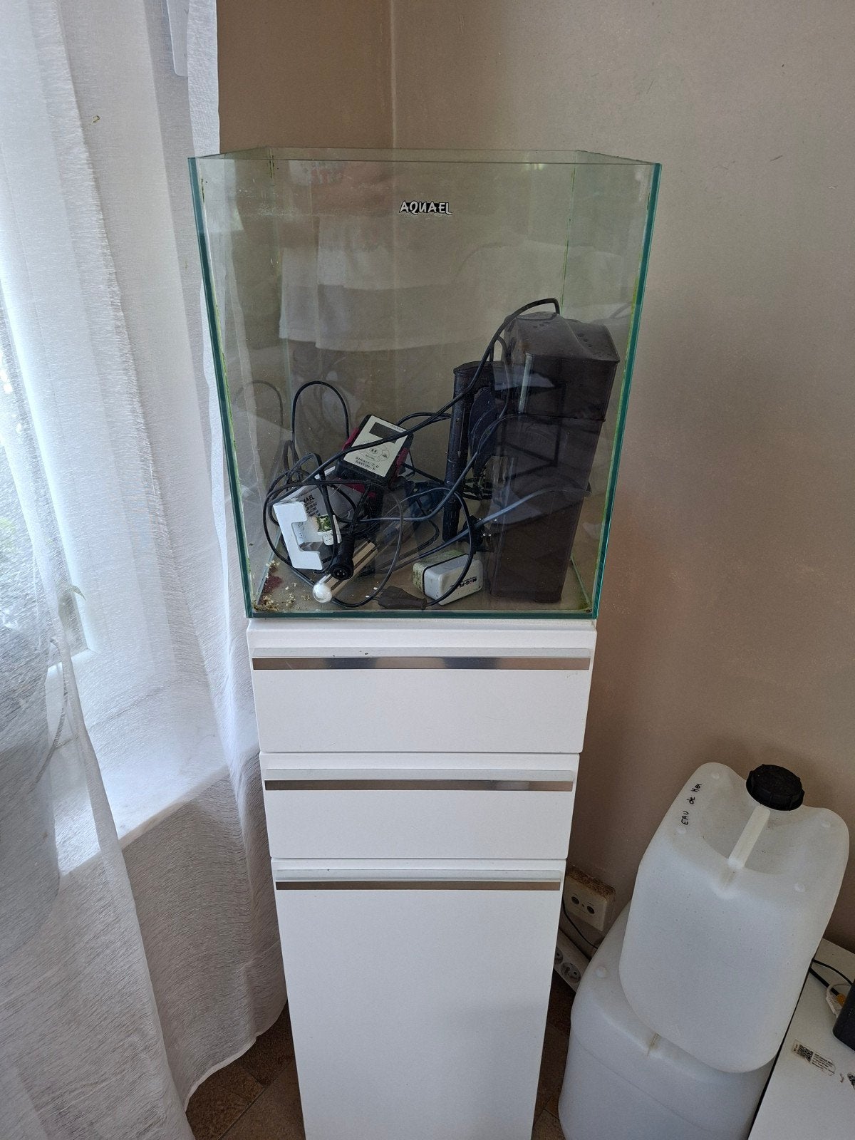 Aquarium Marin, Ophalen, Verwarming