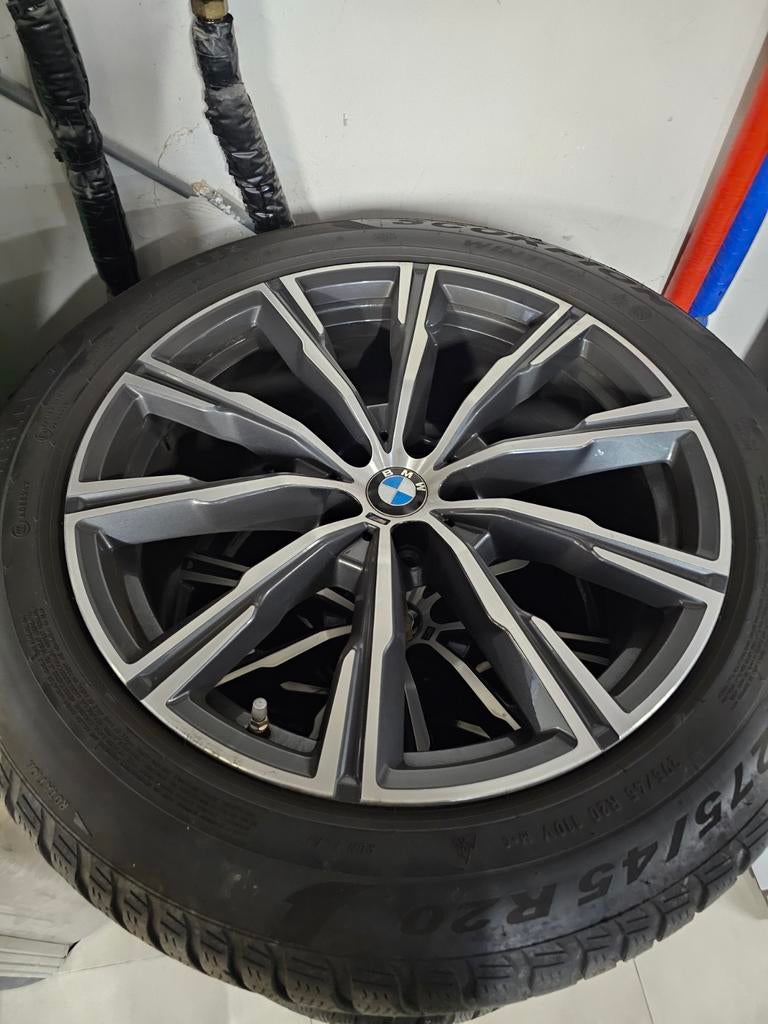 Velgen met winterbanden bmw x5 45e g05, Auto-onderdelen, Ophalen, Winterbanden, Velg(en)