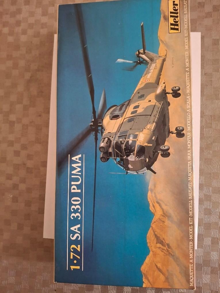 HELLER - 1/72 - PUMA Helikopter, Hobby en Vrije tijd, Modelbouw | Vliegtuigen en Helikopters, 1:72 tot 1:144, Helikopter, Nieuw