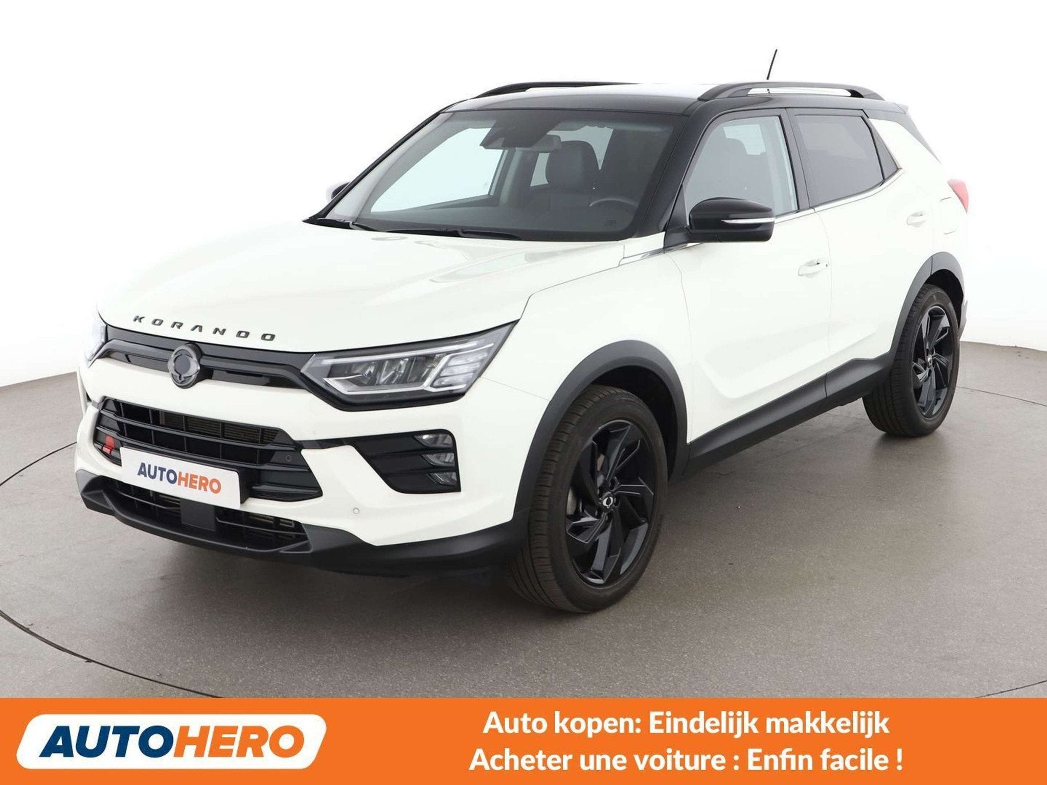 SsangYong Korando 1.5 T-GDI Amber 4x2 (bj 2024, automaat), Auto's, 1497 cc, Gebruikt, Overige brandstoffen, Wit