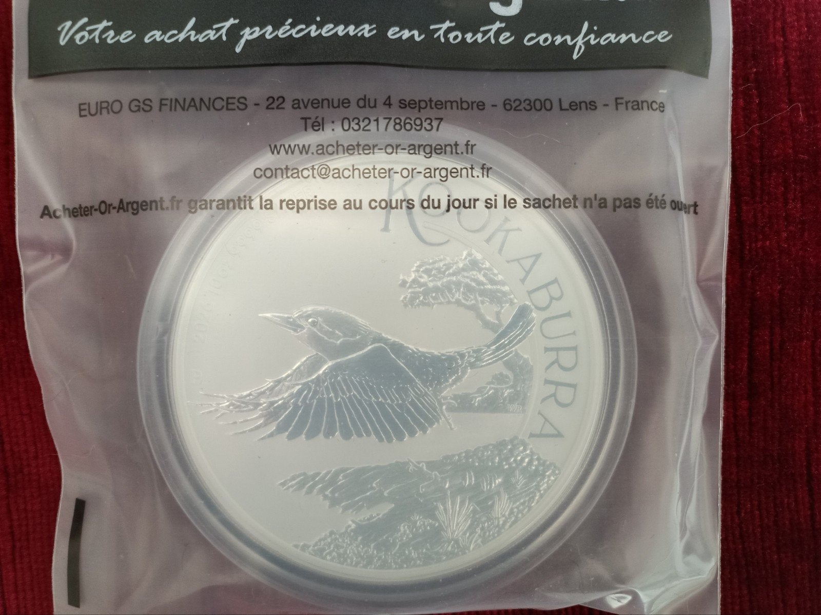 Pièce argent 10 oz (311g) Kookaburra 2026, Enlèvement ou Envoi, Argent