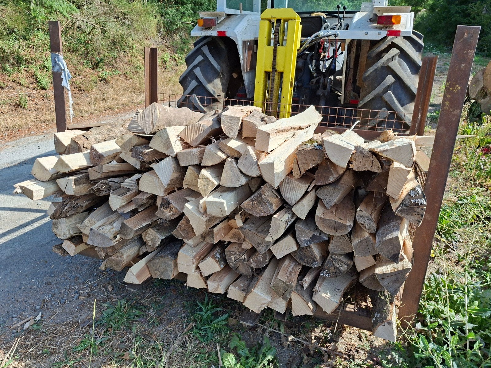 bois de chauffage, Enlèvement