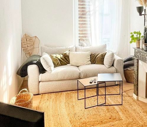 Canapé 2 places, Enlèvement, Comme neuf, Deux personnes, Banc droit