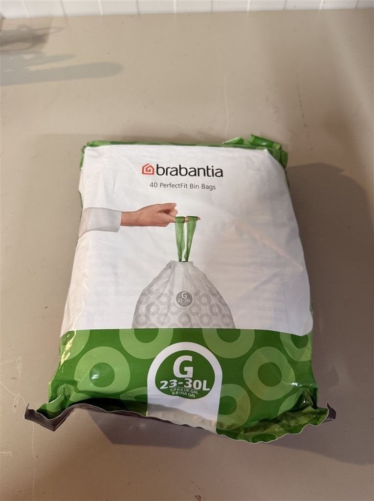 Brabantia Vuilniszakken G - 23-30L - 20/40 Stuks, Ophalen of Verzenden, Nieuw