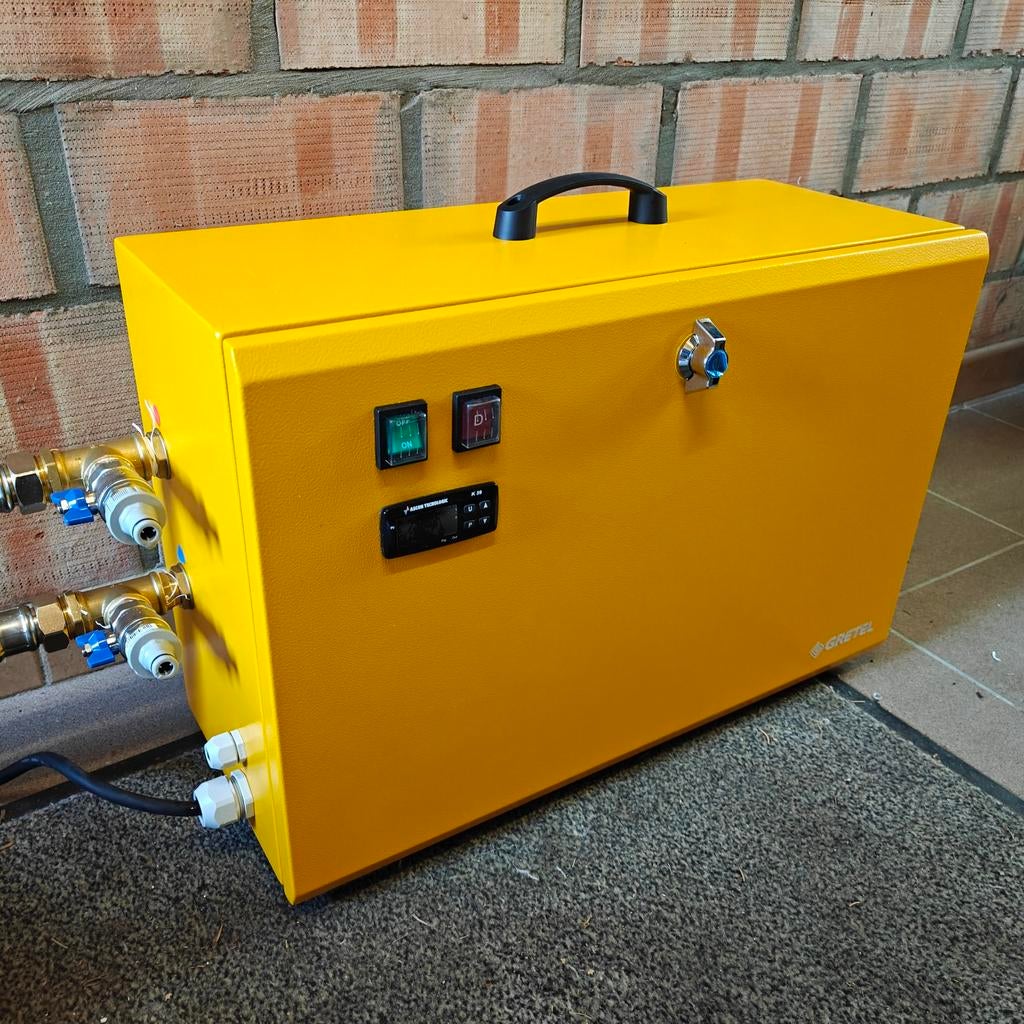Mobiele ketel vloerverwarming 10€/dag, Doe-het-zelf en Bouw, Ophalen