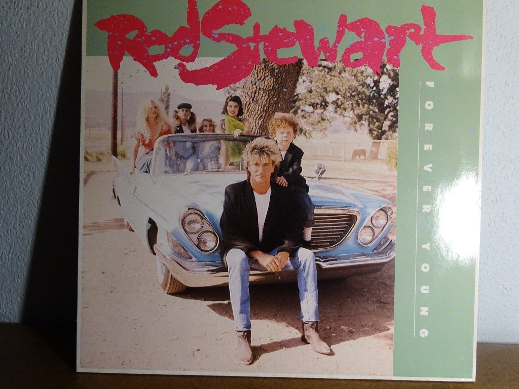 Maxisingle Rod Stewart 'Forever Young', Ophalen of Verzenden, Gebruikt, Overige typen