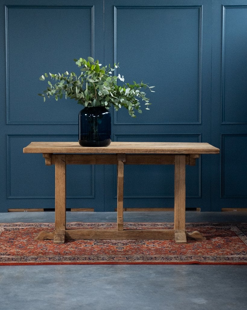 Table Vigneron en chêne massif - Pratique et pliable, Maison & Meubles, Tables | Tables à manger, Comme neuf, Chêne, Enlèvement